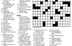 Printable Hard Crossword Puzzles For Adults Printable Crossword Puzzles