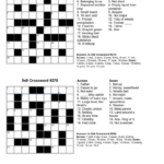 Printable Junior Crossword Puzzles Printable Crossword Puzzles