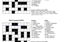 Printable Junior Crossword Puzzles Printable Crossword Puzzles