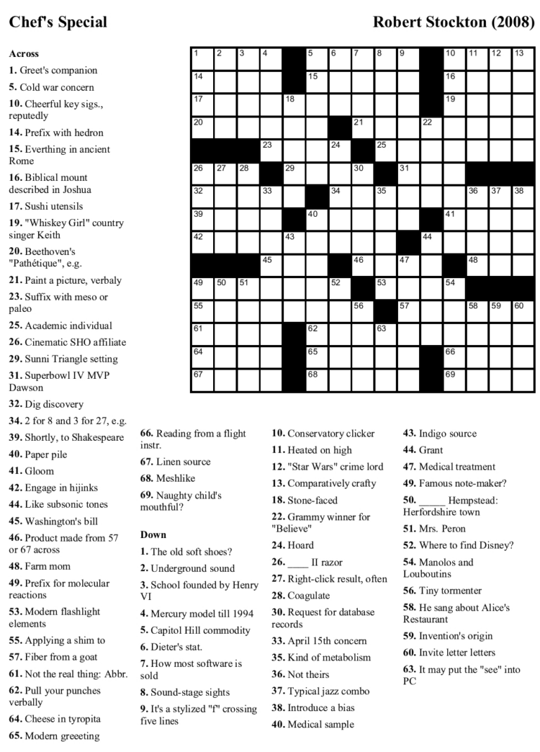 Printable Nyt Crossword Puzzles Printable Crossword Puzzles Emma