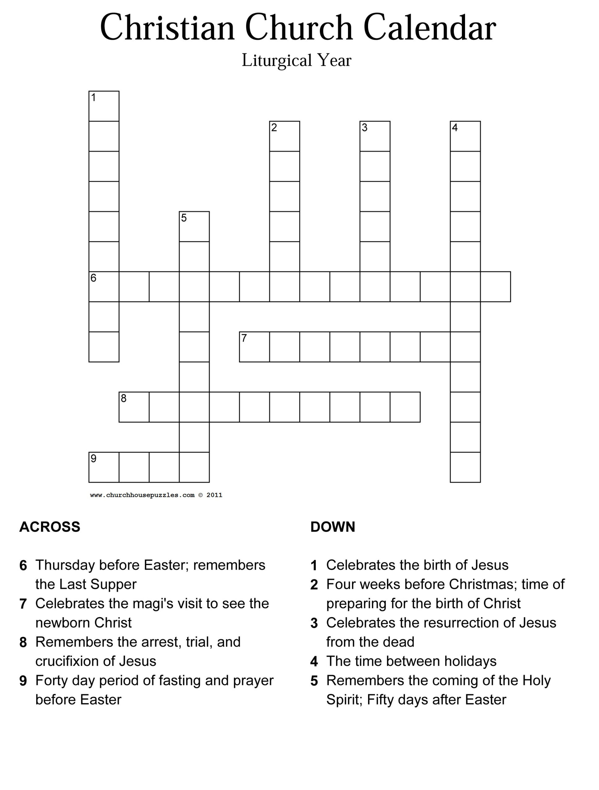 Search Results For Christian Christmas Crosswords Calendar 2015