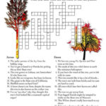 Thanksgiving Crossword Puzzles Autumn Puzzle Fall Harvest