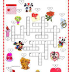 Valentine S Day Crossword Key Worksheet Free ESL Printable