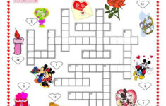 Valentine S Day Crossword Key Worksheet Free ESL Printable