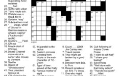Washington Post Crossword Puzzle Stepindance fr