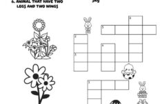 April Flower Crossword for Easter Flowers Crossword Puzzles Clue