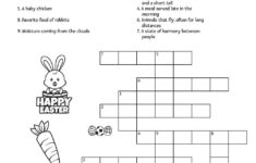 Easter Crossword Puzzle • Beeloo Printable Crafts And Activities inside Easy Easter Crossword Puzzles Printable