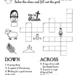 Easter Crossword Puzzle • Beeloo Printable Crafts And Activities With Easter Christian Crossword Puzzles