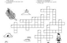 Easter Crossword Puzzle in Easter Crossword Puzzles 4th Grade