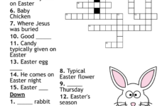 Easter Crossword Puzzle! - Wordmint regarding Puzzles To Print Answers Easter Crossword
