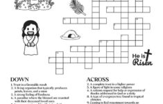 Easter Crossword throughout Crossword Puzzles For 3rd 5th Grades Easter
