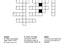 Easter Crossword - Wordmint pertaining to Chocolate Easter Egg Crossword Puzzles