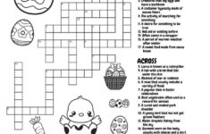 Easter Egg Crossword regarding Easter Egg Hunt Crossword Puzzles