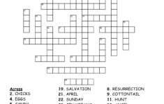Easter Fill-In Crossword - Wordmint with Crossword Puzzles Easter Lily