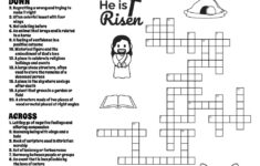 Easter-Themed Crossword Puzzles • Beeloo Printable Crafts And intended for Easy Religious Easter Crossword Puzzles