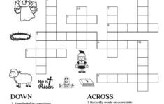Easter-Themed Crossword Puzzles • Beeloo Printable Crafts And with Easter Crossword Puzzles Catholic