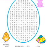 Easter Word Search (Free Printable Pdf Puzzles) – Free Printables With Regard To Large Printable Easter Crossword Puzzles