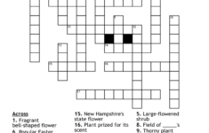 Flowers Crossword - Wordmint intended for Easter Flowers Crossword Puzzles Clue