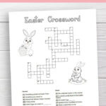 Free Printable Easter Crossword Puzzle | Fun Easter Activities For Regarding Easter Crossword Puzzles Easy