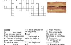 Liturgy And Mass Crossword - Wordmint throughout Easter Liturgy Crossword Puzzles Clue
