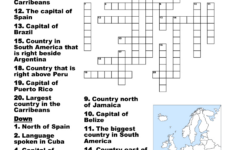 South America Test Crossword - Wordmint within Easter Island Country Crossword Puzzles Clue