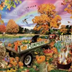 Back Acre Pumpkin Patch   500 Piece Jigsaw Puzzlesunsout Throughout Thanksgiving Jigsaw Puzzles 500 Pieces