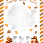 Cute Thanksgiving Word Search Puzzles (With Answers!)   Cassie With Regard To Thanksgiving Word Search Puzzle