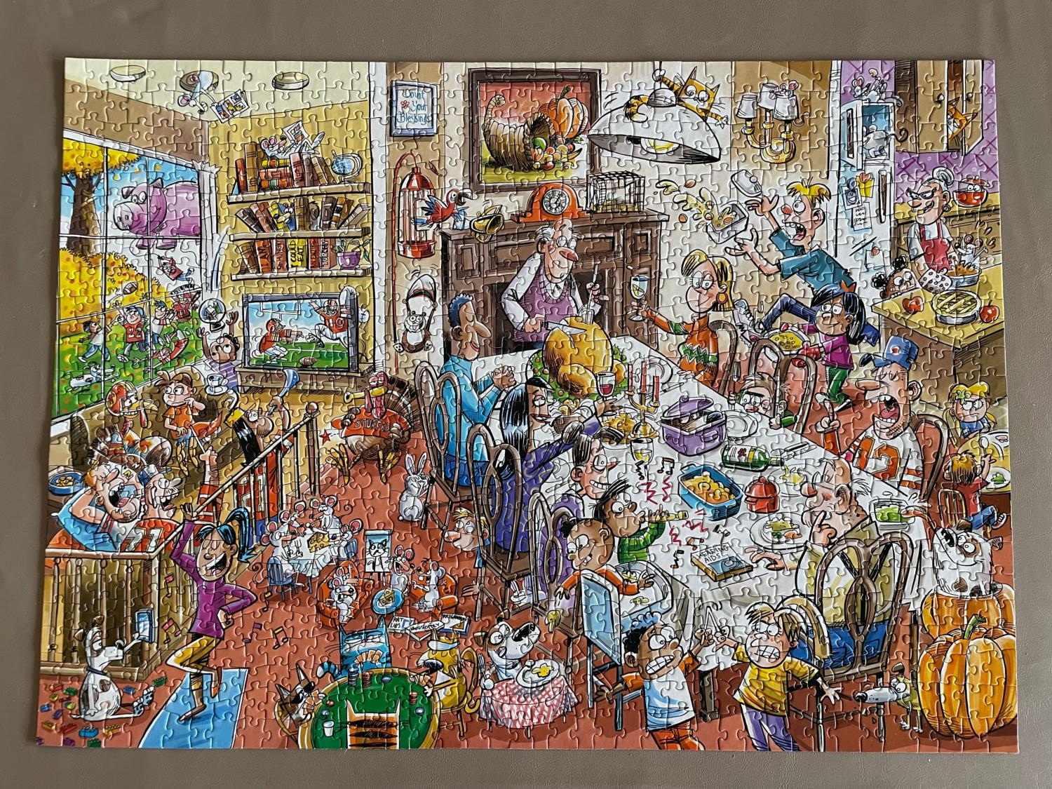 doodletown thanksgiving togetherness 1000 piece jigsaw puzzle with regard to thanksgiving togetherness puzzle Doodletown: Thanksgiving Togetherness - 1000 Piece Jigsaw Puzzle with regard to Thanksgiving Togetherness Puzzle
