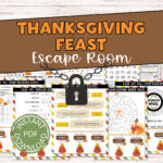 Escape Room Thanksgiving   Etsy Regarding Thanksgiving With Granny Logic Puzzle Answers