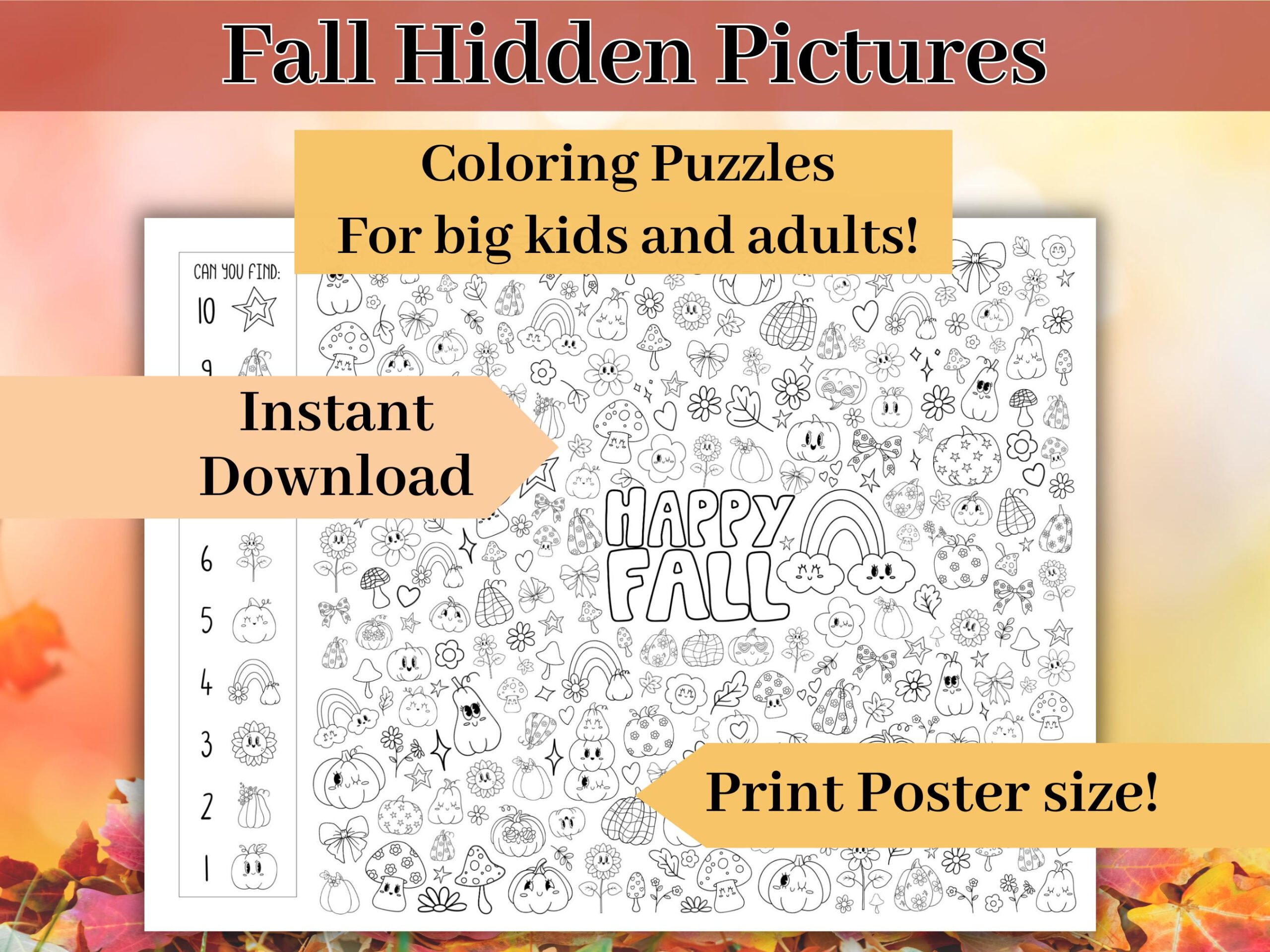 fall hidden objects coloring puzzle poster thanksgiving search intended for thanksgiving hidden picture puzzle scaled Fall Hidden Objects Coloring Puzzle Poster, Thanksgiving Search intended for Thanksgiving Hidden Picture Puzzle