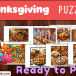 Free 40+ Thanksgiving Puzzles: Printable For Teachers, Parents And Regarding Free Thanksgiving Jigsaw Puzzles