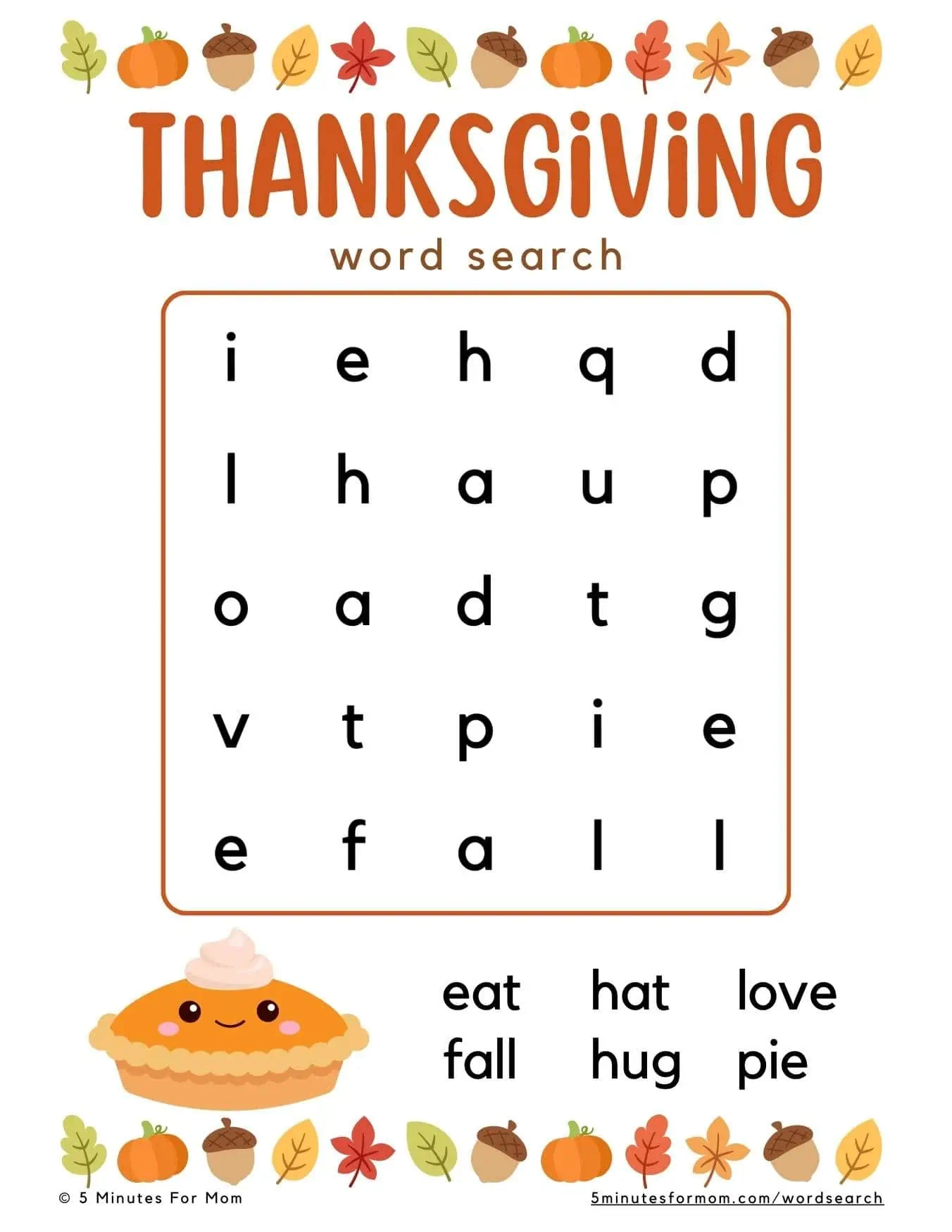 Free Printable Thanksgiving Word Search For Kids with Free Printable Thanksgiving Word Search Puzzles
