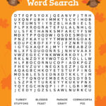 Free Printable Thanksgiving Word Search   Play Party Plan For Thanksgiving Word Searches And Crossword Puzzles
