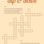 Free Thanksgiving Mini Crossword Puzzle Template To Edit Online In Thanksgiving Puzzles Online