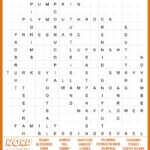 Free Thanksgiving Word Search Printable   With Answers Included In Thanksgiving Word Puzzles Adults