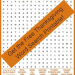 Free Thanksgiving Word Search Printable   With Answers Included Within Thanksgiving Day Word Search 2022 Puzzles To Print Answer Key