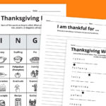 Free Thanksgiving Worksheets Bundle Pertaining To Thanksgiving Puzzles For Elementary Students