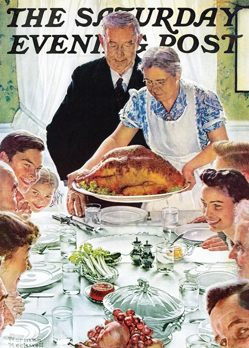 Freedom From Want - 1000 Piece Jigsaw Puzzlemasterpieces inside Thanksgiving Puzzle 1000