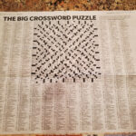 Giant Crossword Puzzle In The Record Every Thanksgiving : R/Newjersey Intended For New York Times Thanksgiving Crossword Puzzle