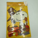 Hallmark Greeting Card Puzzle Happy Thanksgiving 1958 Snoopy Throughout Snoopy Thanksgiving Puzzle