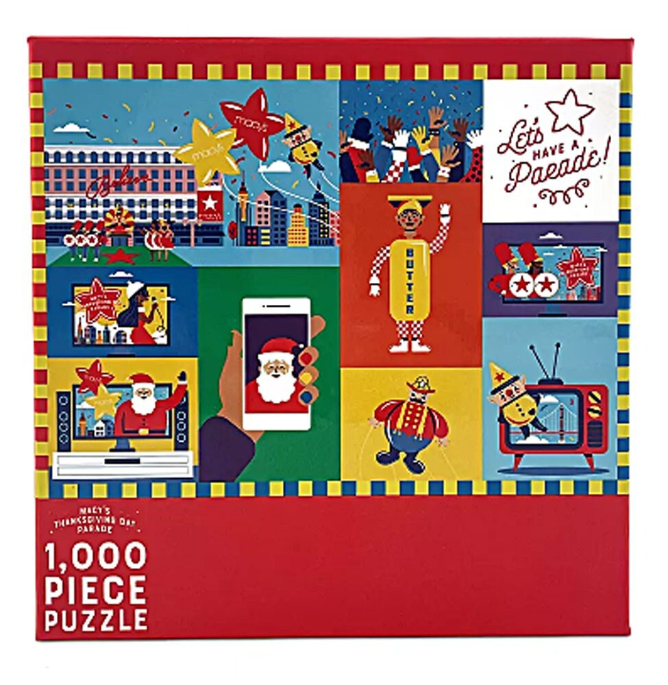 Macy&amp;#039;S Thanksgiving Day Parade 1,000-Pc. Jigsaw Puzzle | Ebay inside Thanksgiving Parade Puzzle
