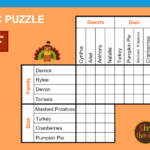 New Thanksgiving Lessons & Templates Throughout Logic Puzzle Thanksgiving