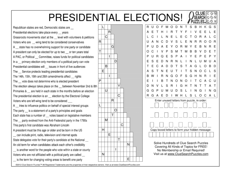 Clue Search Puzzles Thanksgiving Answer Key