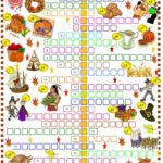 Printable Crossword Puzzles For Thanksgiving Inside Happy Thanksgiving Crossword Puzzles Answers