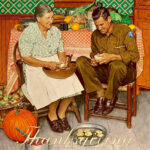 Solve Home For Thanksgiving, 1945, Norman Rockwell (1894 1978 Inside Norman Rockwell Thanksgiving Jigsaw Puzzle