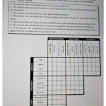 Solved Thanksgiving Logic Puzzle Use The Clues To Figure Out Inside Thanksgiving Logic Puzzle Answer Key