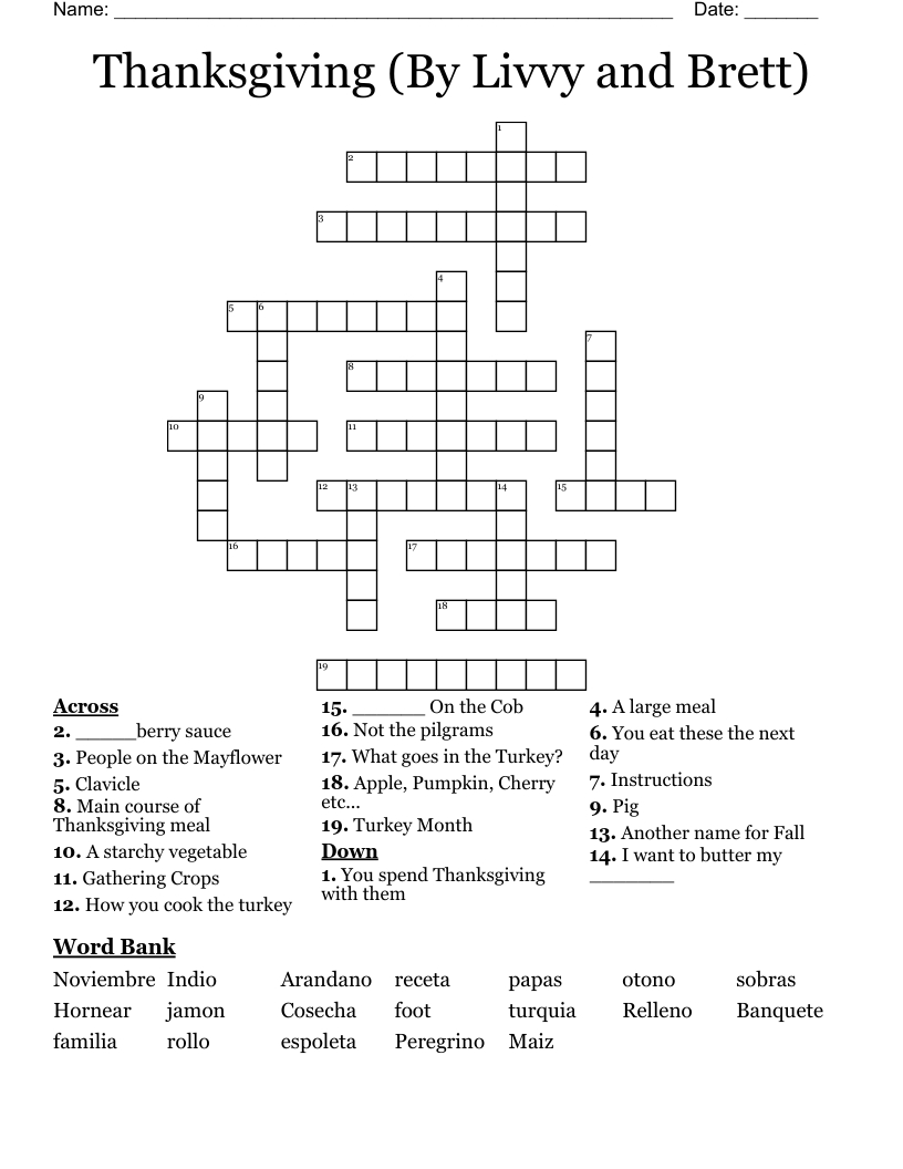thanksgiving by livvy and brett crossword wordmint within gobble til you wobble thanksgiving crossword puzzle answers Thanksgiving (By Livvy And Brett) Crossword - Wordmint within Gobble Til You Wobble Thanksgiving Crossword Puzzle Answers