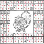 Thanksgiving Cross Number Puzzle For Thanksgiving Number Puzzle