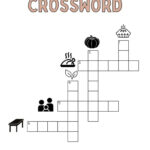 Thanksgiving Crossword Puzzle   Cute & Free Printable | Saturdaygift Within Easy Thanksgiving Crossword Puzzles