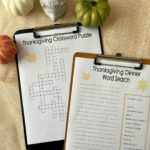 Thanksgiving Crossword Puzzle & Thanksgiving Word Search (Free Pertaining To Thanksgiving Clue Search Puzzle Answers